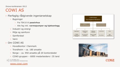 Varmebehov og krav til energiforsyning i energigjerrige bygg.