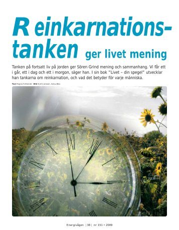 Reinkarnationstanken ger livet mening - Free