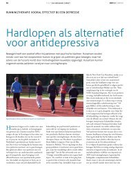 Hardlopen als alternatief voor antidepressiva - Runningtherapie ...