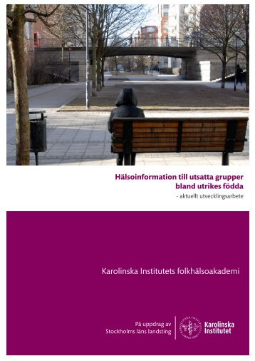 Karolinska Institutets folkhälsoakademi - Folkhälsoguiden