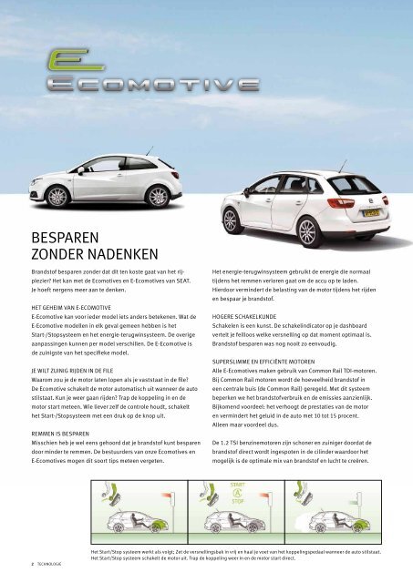 Brochure SEAT Ecomotive Range - Auto Honsel B.V.