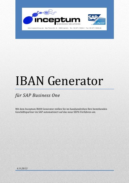 IBAN Generator