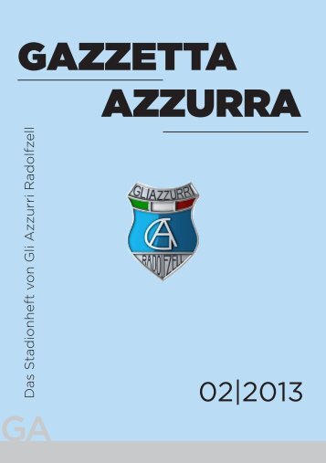 GAZZETTA AZZURRA 02.2013