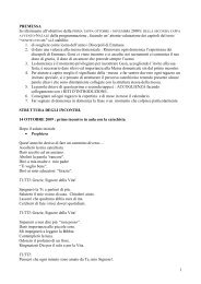 PRIMA TAPPA E AVVENTO PRIMA COMUNIONE