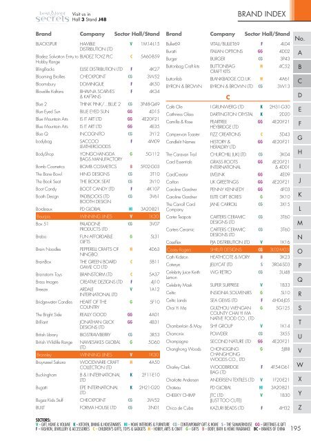 Autumn Fair 2013 Official Show Catalogue