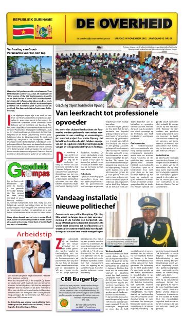 BeKendMaKinG - Republiek Suriname