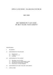 Berouw van God in het Oude Testemant