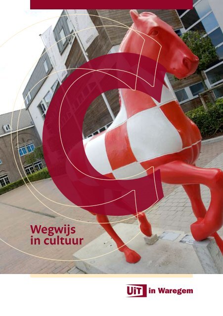 Cultuurfolder 'Wegwijs in cultuur' - stad Waregem