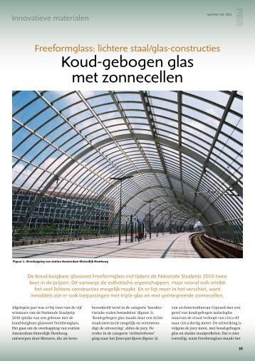 Koud-gebogen glas met zonnecellen - Movares