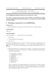 6 Skattningar av parametrarna i en normalfördelning