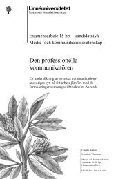 Den professionella kommunikatören - Sveriges Kommunikatörer