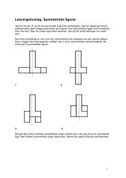 Løsningsforslag: Symmetriske figurer - Gyldendal