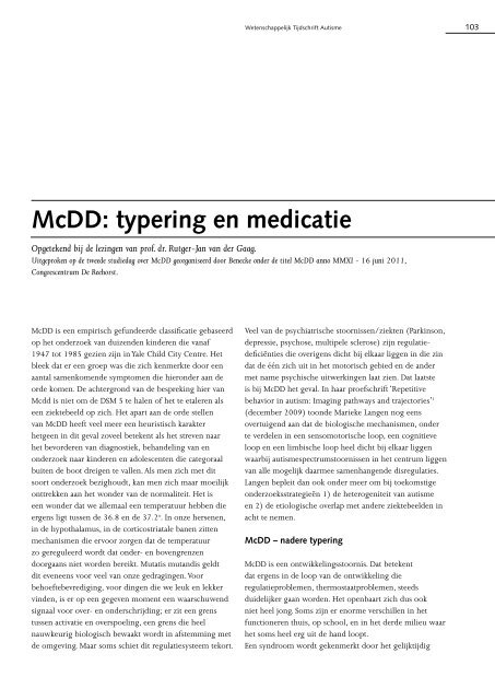 Mcdd Example mcdd-typering-en-medicatie.pdf - Wetenschappelijk Tijdschrift Autisme