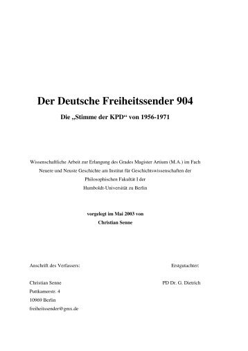 Der Deutsche Freiheitssender 904
