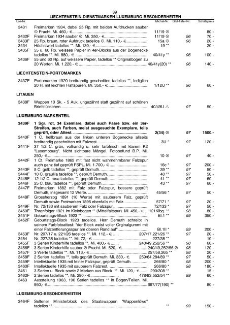 Einzellose (39,94 MB) - Auktionshaus Jürgen Götz