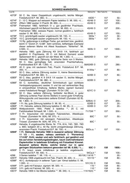 Einzellose (39,94 MB) - Auktionshaus Jürgen Götz