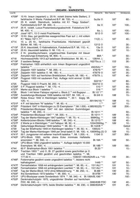 Einzellose (39,94 MB) - Auktionshaus Jürgen Götz