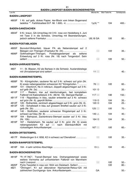 Einzellose (39,94 MB) - Auktionshaus Jürgen Götz