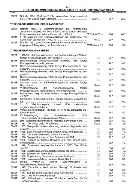 Einzellose (39,94 MB) - Auktionshaus Jürgen Götz