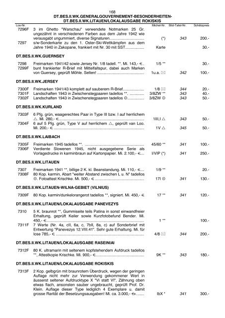 Einzellose (39,94 MB) - Auktionshaus Jürgen Götz