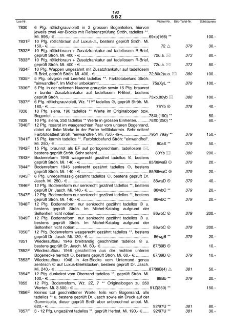 Einzellose (39,94 MB) - Auktionshaus Jürgen Götz