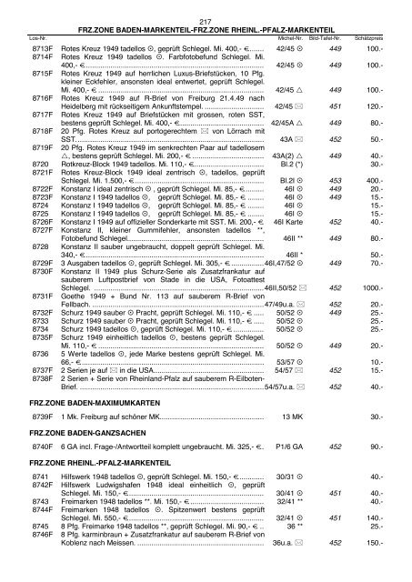 Einzellose (39,94 MB) - Auktionshaus Jürgen Götz