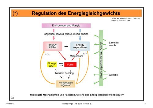 Pathobiologie/Pathobiochemie Teil 2 Lektion 8 8.11.10 ... - Alex Eberle