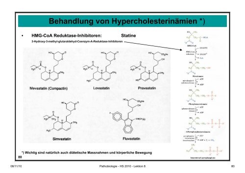 Pathobiologie/Pathobiochemie Teil 2 Lektion 8 8.11.10 ... - Alex Eberle