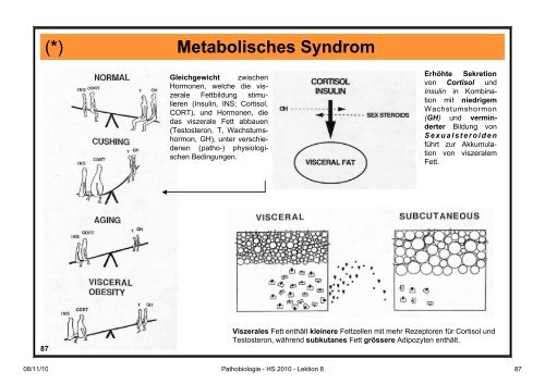 Pathobiologie/Pathobiochemie Teil 2 Lektion 8 8.11.10 ... - Alex Eberle