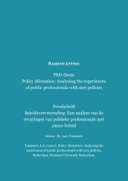 PhD-thesis Policy Alienation: Analyzing the ... - Lars Tummers