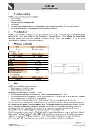 Eternit Cedral productinformatie