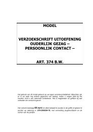 MODEL VERZOEKSCHRIFT UITOEFENING OUDERLIJK GEZAG ...