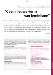 Marianne van Leeuwen, pionier vrouwenmarketing ... - Irene Herbers