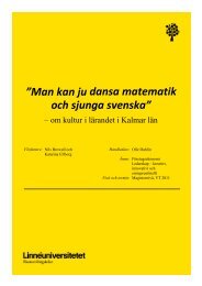 Man kan ju dansa matematik och sjunga svenska - Skola & Kultur ...