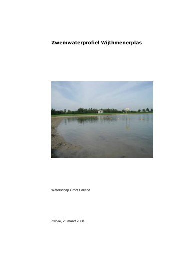 Zwemwaterprofiel Wijthmenerplas - Waterschap Groot Salland