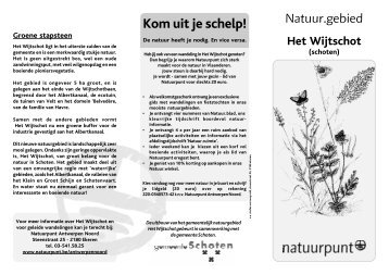 folder het wijtschot - Natuurpunt Antwerpen Noord