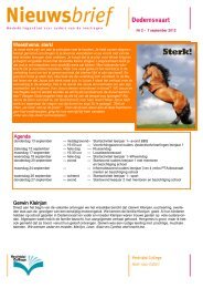 nieuwsbrief nr 2 – 7 september 2012 - Vechtdal College