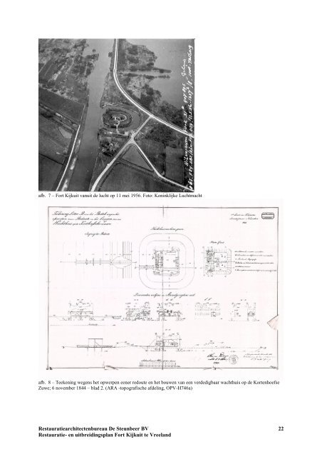 restauratieplan Fort Kijkuit - Gemeente Wijdemeren