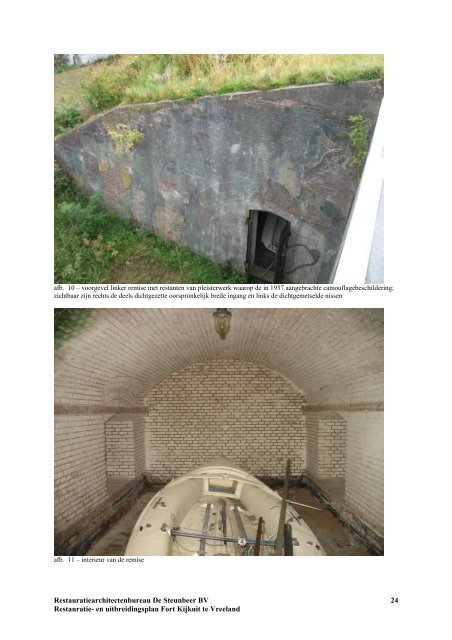 restauratieplan Fort Kijkuit - Gemeente Wijdemeren