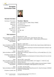 PDF version of my CV - Microelectronics Group - Politecnico di Torino