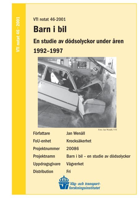 Barn i bil - VTI