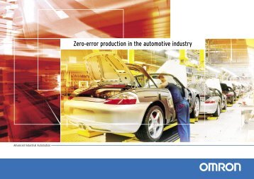 Automotive industry Leaflet - Omron Europe