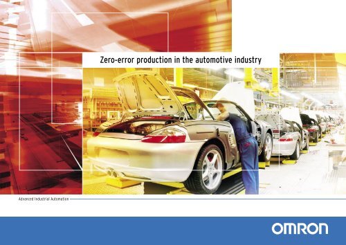 Automotive industry Leaflet - Omron Europe