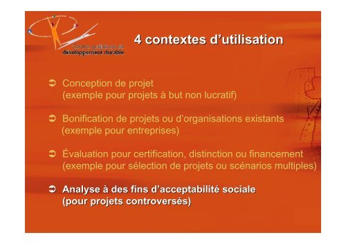 L'analyse de projets