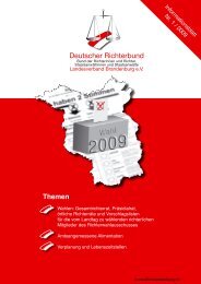 Die Themen - Deutscher Richterbund Landesverband Brandenburg ...