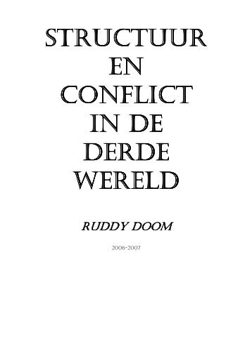 Samenvatting Structuur en Conflict - Wanakoe