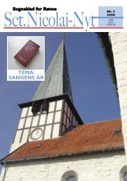 TEMA: SANGENS ÅR - Sct. Nicolai Kirke