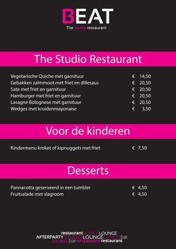 Download Menu Robbie Williams kaart