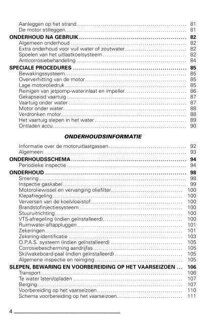 waarschuwing - BRP -- Operator's Guides