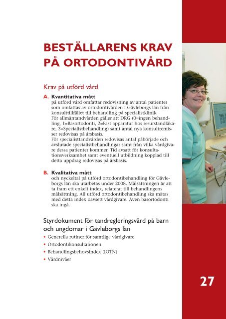 Profylax- och vårdprogram - Landstinget Gävleborg